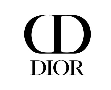 dior brand colors|dior black and white logo.